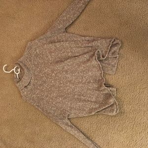 tan sweater
